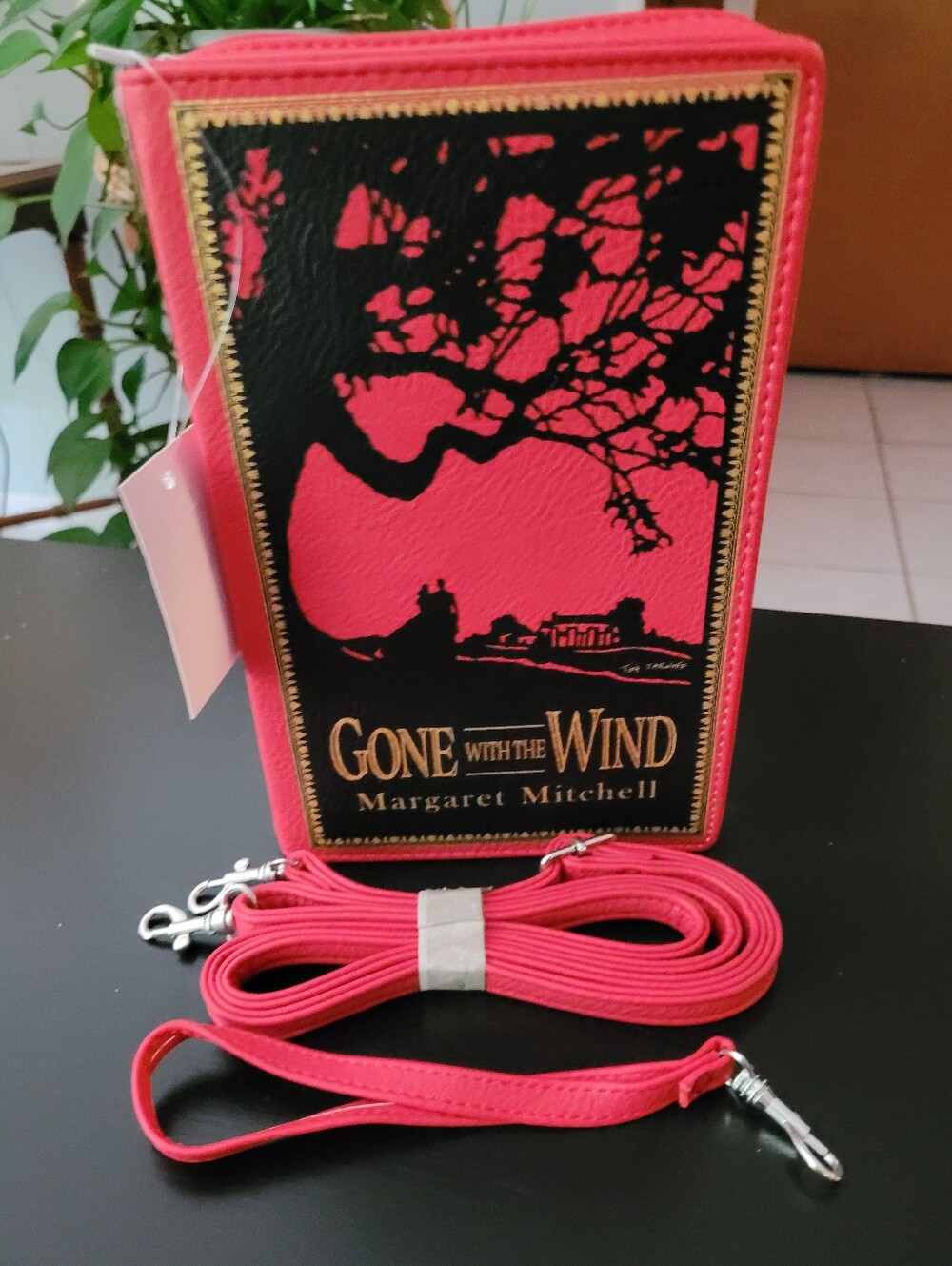 Gone With The Wind Book Clutch - Red and Black